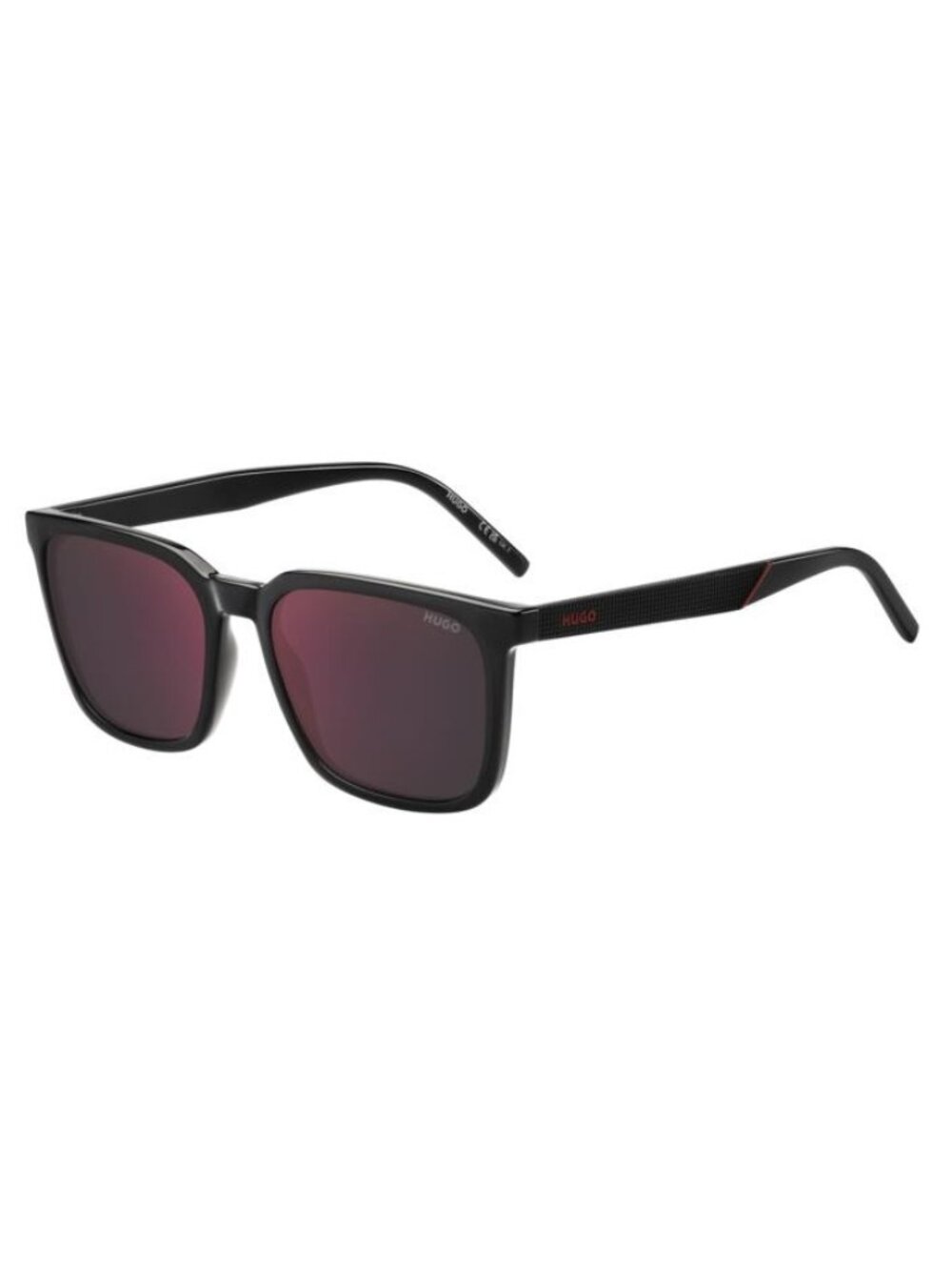New Hugo Men's Sunglasses Square Red Lens HG 1327 S KB7 55